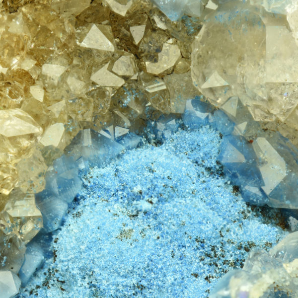 Shattuckite On Quartz - DR Congo - Image 3